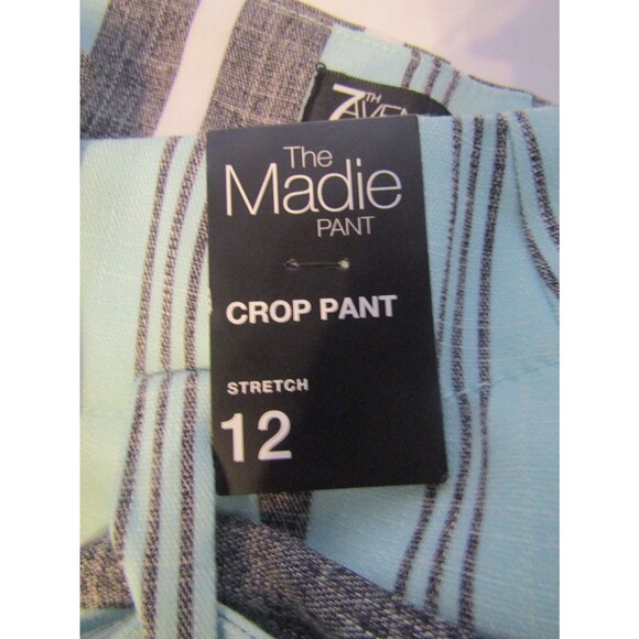 7th Avenue The Maddie Pant Design Studio New York Company Capris Pants 12 NWT - Picture 6 of 7